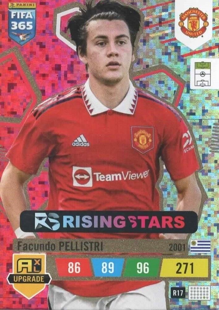 Facundo Pellistri 2023 Panini Adrenalyn XL FIFA 365 Upgrade