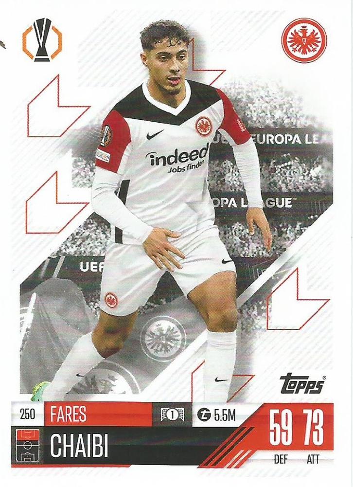 Fares Chaibi 2024 Topps Match Attax UEFA Club Competitions