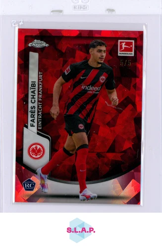 Farés Chaïbi 2023 Topps Chrome Sapphire Red /5