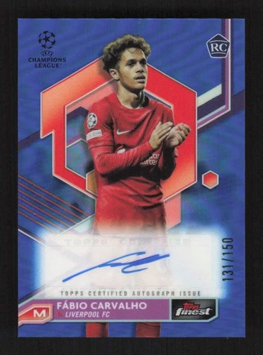 Fábio Carvalho 2022 Topps Finest Blue Refractor /150