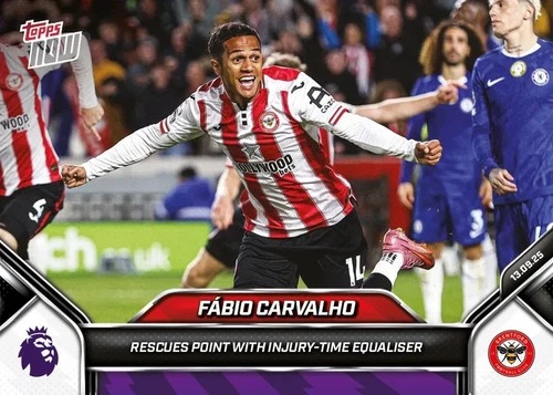 Fábio Carvalho 2025 Topps Now Premier League