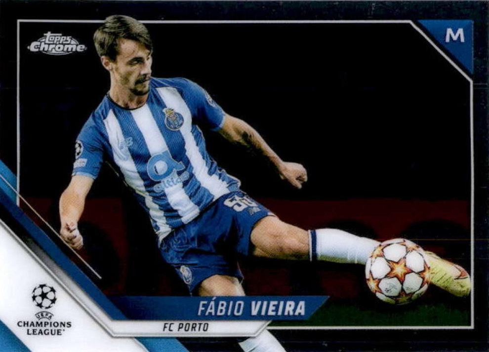 Fábio Vieira 2021 Topps Chrome UCC 163