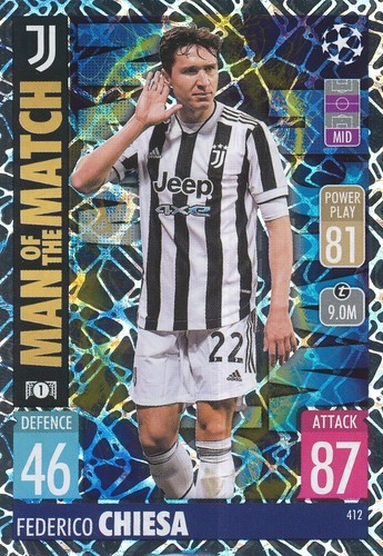 Federico Chiesa 2022 Topps Champions League Foil