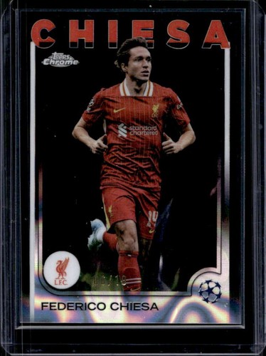 Federico Chiesa 2024 Topps Chrome Black Lava Refractor /10
