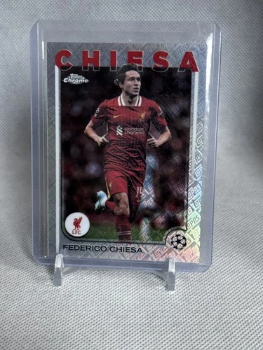 Federico Chiesa 2024 Topps Chrome Logo Fractor /52