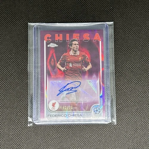 Federico Chiesa 2024 Topps Chrome Magenta /75