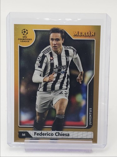 Federico Chiesa 2021 Topps Chrome Merlin Gold Refractor /50