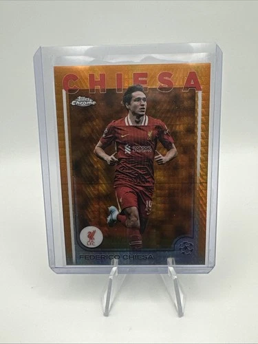 Federico Chiesa 2025 Topps Chrome Orange Refractor /25