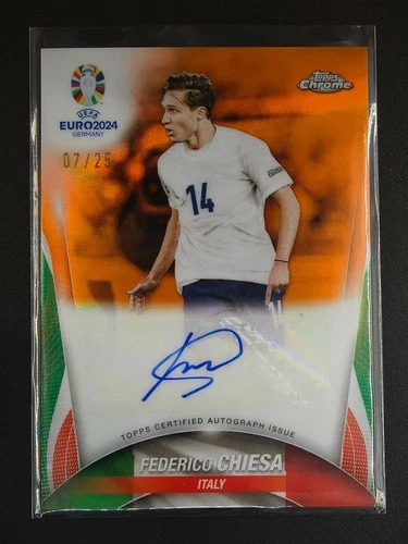 Federico Chiesa 2024 Topps Chrome Orange Refractor /25