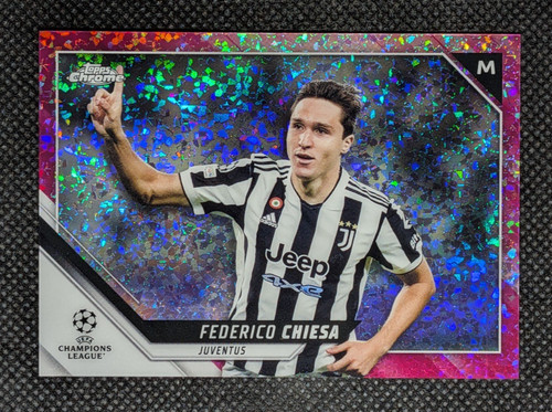 Federico Chiesa 2021 Topps Chrome Pink Diamond /175