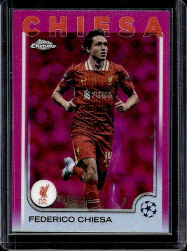 Federico Chiesa 2024 Topps Chrome Pink Refractor /250