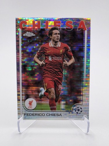 Federico Chiesa 2024 Topps Chrome Pulsar Refractor /124