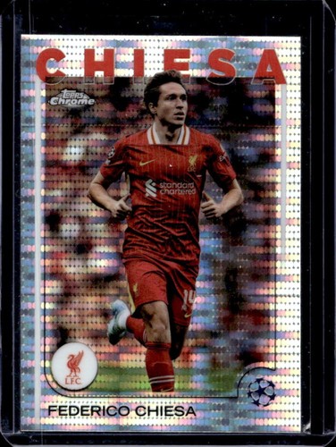 Federico Chiesa 2024 Topps Chrome Pulsar Refractor #124