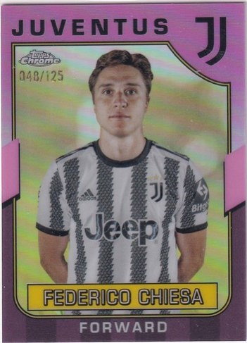 Federico Chiesa 2023 Topps Chrome Rose /125