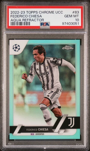 Federico Chiesa 2023 Topps Chrome UEFA Club Competitions 89/199
