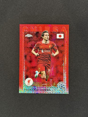 Federico Chiesa 2024 Topps Chrome UEFA Japan Edition Red Mojo /5