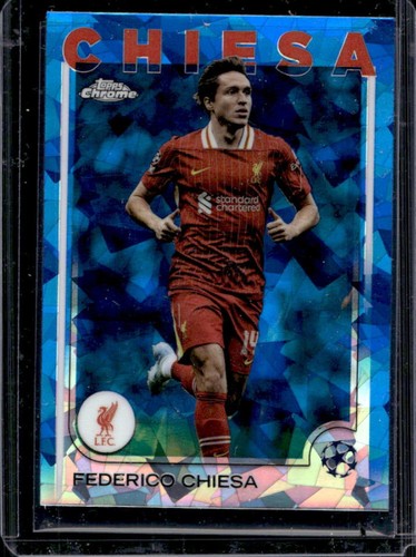 Federico Chiesa 2024 Topps Cromo Zafiro Sapphire Blue