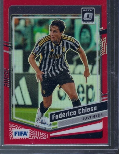 Federico Chiesa 2023 Panini Donruss FIFA Red Prizm /299