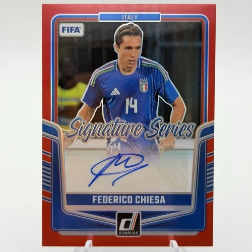 Federico Chiesa 2024 Panini Donruss FIFA Red Prizm
