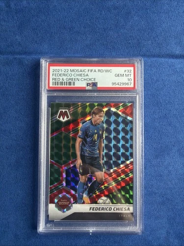 Federico Chiesa 2021 Panini FIFA Road to World Cup Red & Green