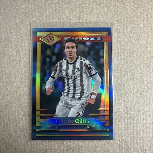 Federico Chiesa 2022 Topps Finest Blue Refractor /99