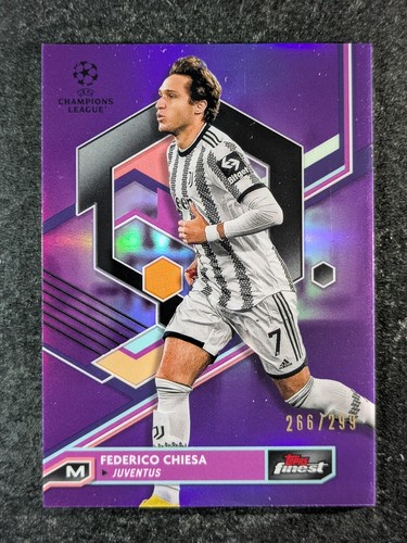 Federico Chiesa 2022 Topps Finest Purple Refractor /299