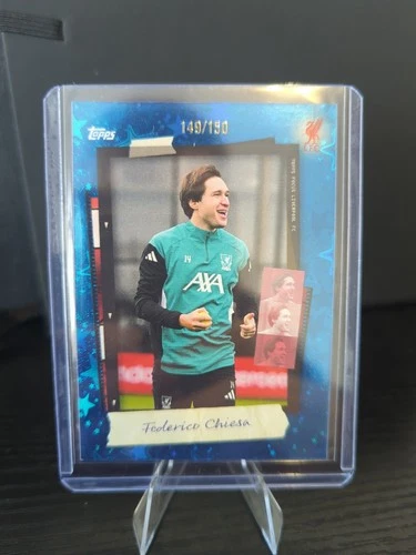 Federico Chiesa 2025 Topps Focus Blue /150