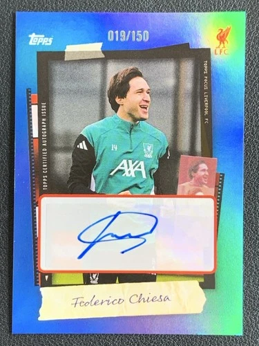 Federico Chiesa 2026 Topps Focus Blue /150