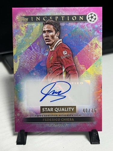 Federico Chiesa 2024 Panini Inception Calcio UEFA Rosa /75
