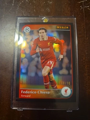 Federico Chiesa 2025 Topps Merlin Chrome Black /10