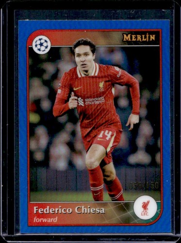 Federico Chiesa 2024 Topps Merlin Chrome Blue Refractor /150