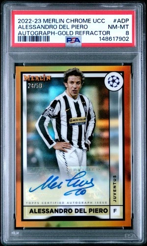 Federico Chiesa 2022 Topps Merlin Chrome Gold Atomic /50