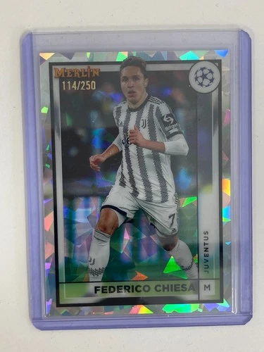 Federico Chiesa 2023 Topps Merlin Chrome Parallel 114/250