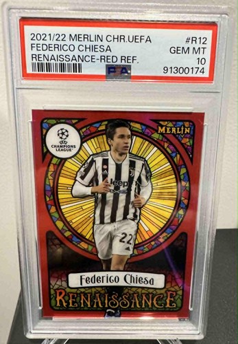Federico Chiesa 2021 Topps Merlin Chrome Red /10