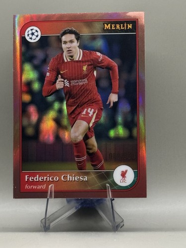Federico Chiesa 2024 Topps Merlin Chrome Rose Gold Refractor /250