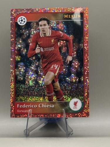 Federico Chiesa 2024 Topps Merlin Chrome Rose Gold Speckle /250