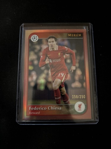 Federico Chiesa 2024 Topps Merlin Chrome True Rose Gold /250