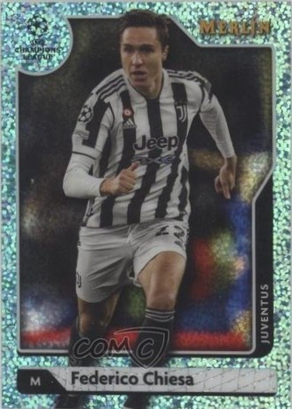 Federico Chiesa 2021 Panini Merlin Collection UCL Refractor #05