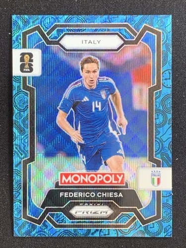 Federico Chiesa 2026 Panini Monopoly Prizm Blue Wave #35