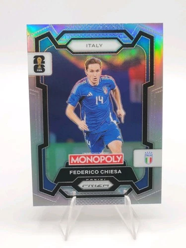 Federico Chiesa 2026 Panini Monopoly Prizm FIFA World Cup 26 Silver