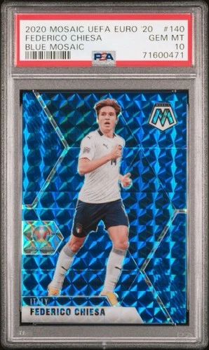 Federico Chiesa 2020 Panini Mosaic Blue Mosaic /99