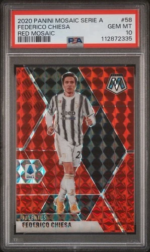 Federico Chiesa 2020 Panini Mosaic Red Mosaic