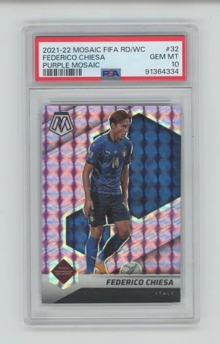 Federico Chiesa 2021 Panini Mosaic Viola /49