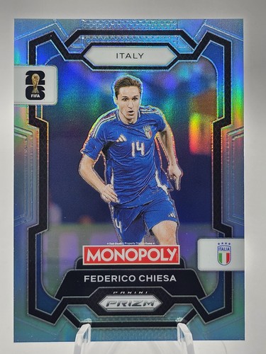 Federico Chiesa 2026 Panini Prizm Azul Claro /249
