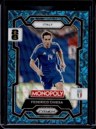 Federico Chiesa 2026 Panini Prizm Blue Wave #35