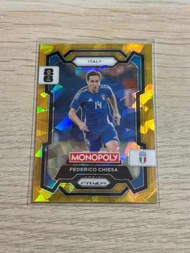 Federico Chiesa 2026 Panini Prizm Gold Cracked Ice