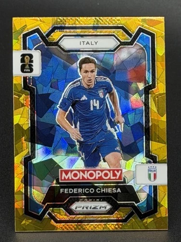 Federico Chiesa 2026 Panini Prizm Gold Cracked Ice