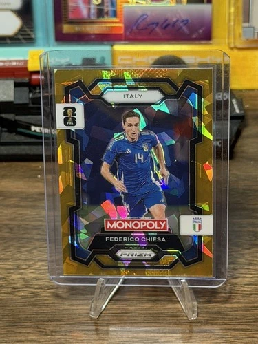 Federico Chiesa 2026 Panini Prizm Gold Cracked Ice