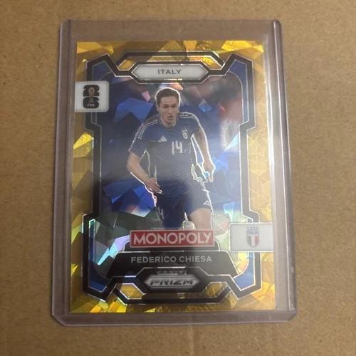 Federico Chiesa 2026 Panini Prizm Gold Cracked Ice