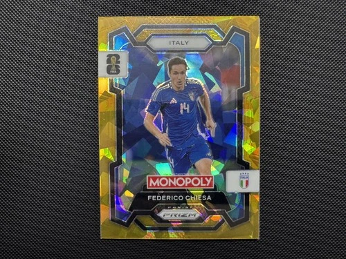 Federico Chiesa 2026 Panini Prizm Gold Cracked Ice #35